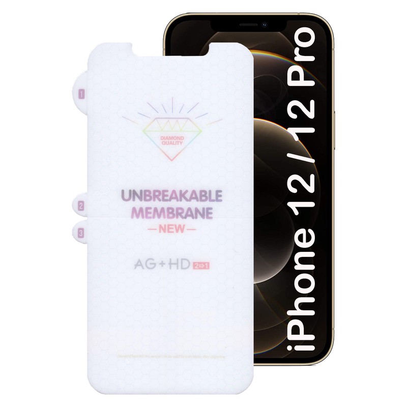 محافظ صفحه نمایش بوف مدل Hydrogel-Double مناسب برای گوشی موبایل اپل iPhone 12 12 Pro