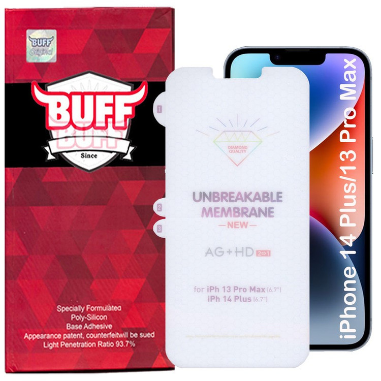 محافظ صفحه نمایش بوف مدل Hydrogel-Double مناسب برای گوشی موبایل اپل iPhone 14 Plus iPhone 13 Pro Max