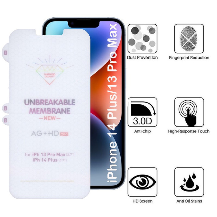 محافظ صفحه نمایش بوف مدل Hydrogel-Double مناسب برای گوشی موبایل اپل iPhone 14 Plus iPhone 13 Pro Max