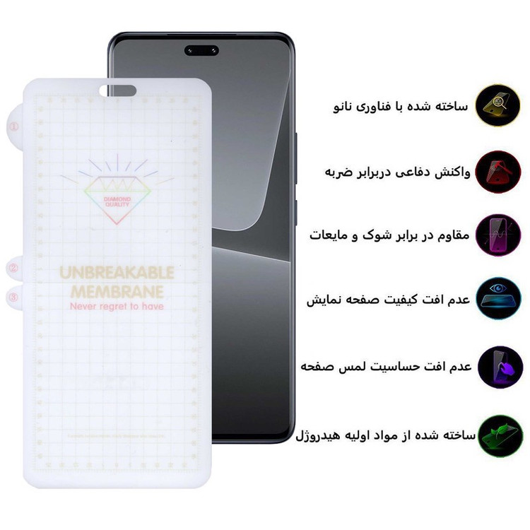 محافظ صفحه نمایش بوف مدل Hydrogel-G مناسب برای گوشی موبایل شیائومی Civi 2 13 Lite