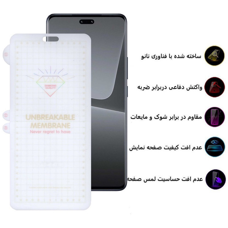 محافظ صفحه نمایش بوف مدل Hydrogel-G مناسب برای گوشی موبایل شیائومی Civi 2 13 Lite