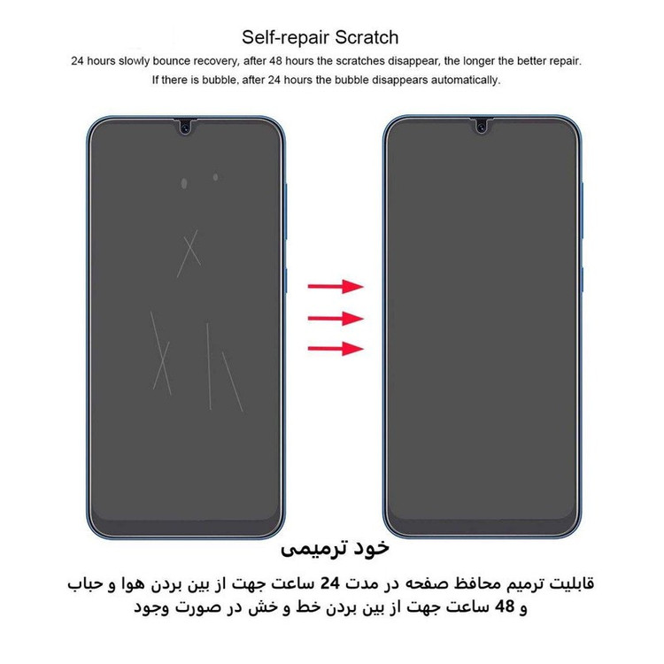 محافظ صفحه نمایش و پشت گوشی بوف مدل Hgm01 مناسب برای گوشی موبایل سامسونگ Galaxy S20 Plus