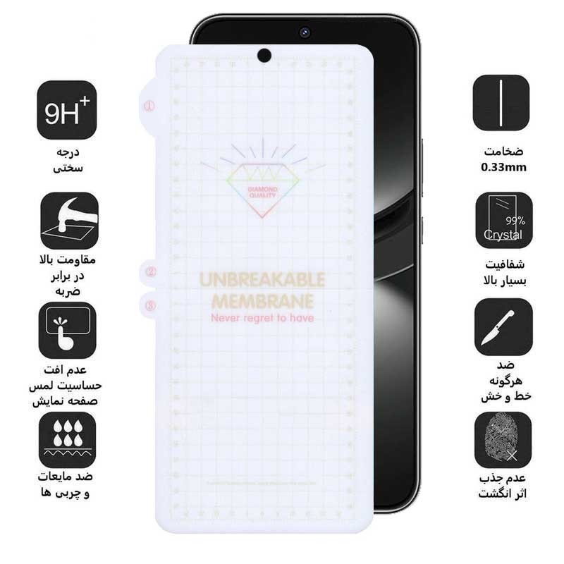 محافظ صفحه نمایش بوف مدل Hydrogel-G مناسب برای گوشی موبایل هوآوی Nova 12 Nova 12 Lite Nova 11 SE Nova 10 SE