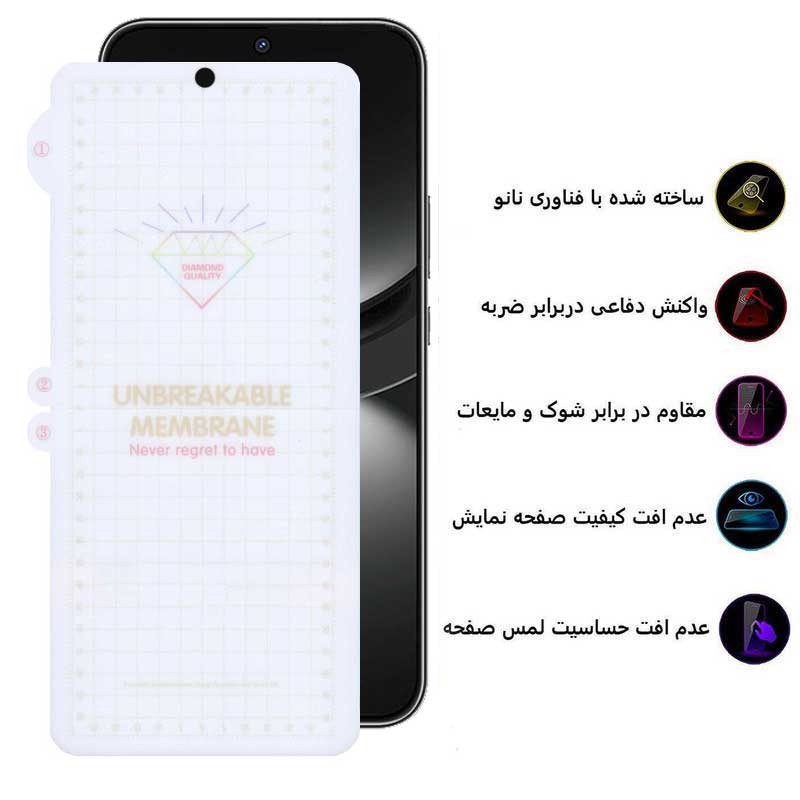 محافظ صفحه نمایش بوف مدل Hydrogel-G مناسب برای گوشی موبایل هوآوی Nova 12 Nova 12 Lite Nova 11 SE Nova 10 SE