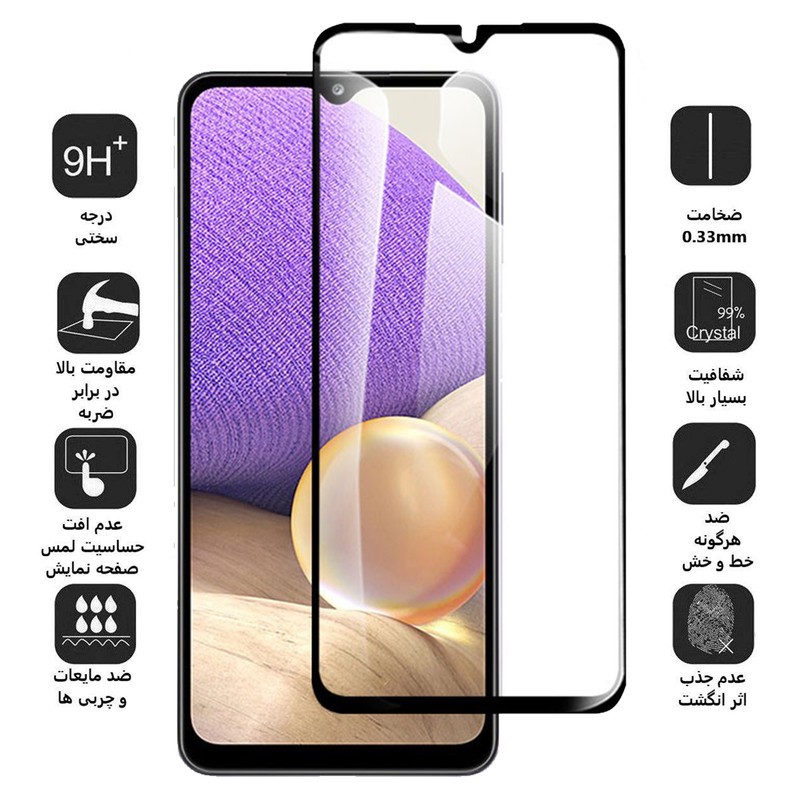 محافظ صفحه نمایش بوف مدل F33 مناسب برای گوشی موبایل سامسونگ Galaxy A32 5G A12 M12 M32 5G