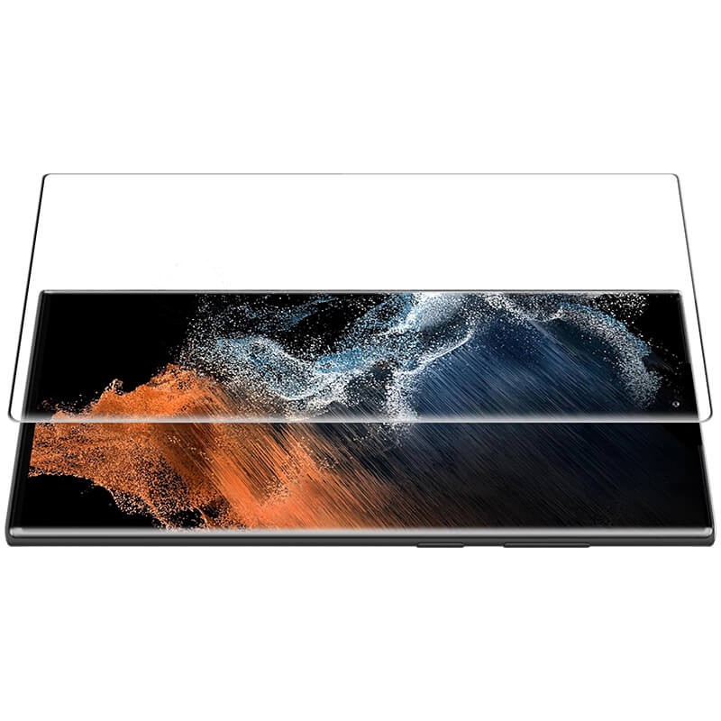 محافظ صفحه نمایش بوف مدل Full-Glue مناسب برای گوشی موبایل سامسونگ Galaxy S22 Ultra