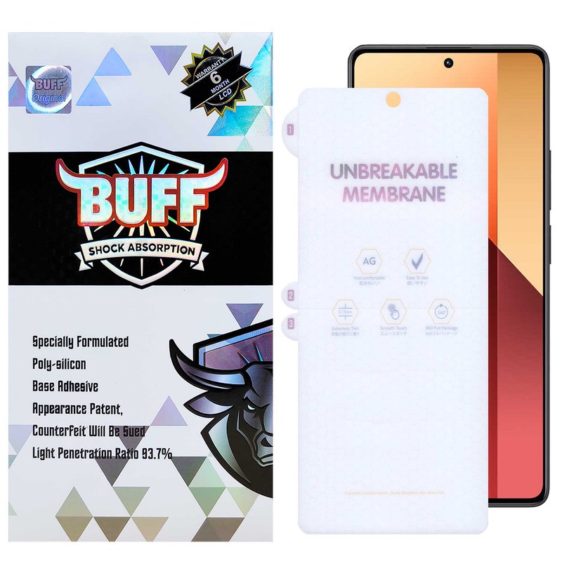 محافظ صفحه نمایش مات بوف مدل Hydrogel-Matte-G مناسب برای گوشی موبایل شیائومی Redmi Note 13 Pro 4G 5G Note 13 4G 5G No...