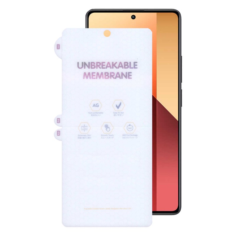 محافظ صفحه نمایش مات بوف مدل Hydrogel-Matte-G مناسب برای گوشی موبایل شیائومی Redmi Note 13 Pro 4G 5G Note 13 4G 5G No...