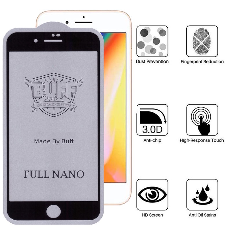 محافظ صفحه نمایش بوف مدل Full Nano-G مناسب برای گوشی موبایل اپل iPhone 8 Plus 7 Plus