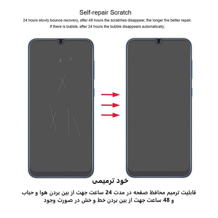 محافظ صفحه نمایش بوف مدل Hydrogel-G مناسب برای گوشی موبایل سامسونگ Galaxy S23 Plus به همراه محافظ پشت گوشی