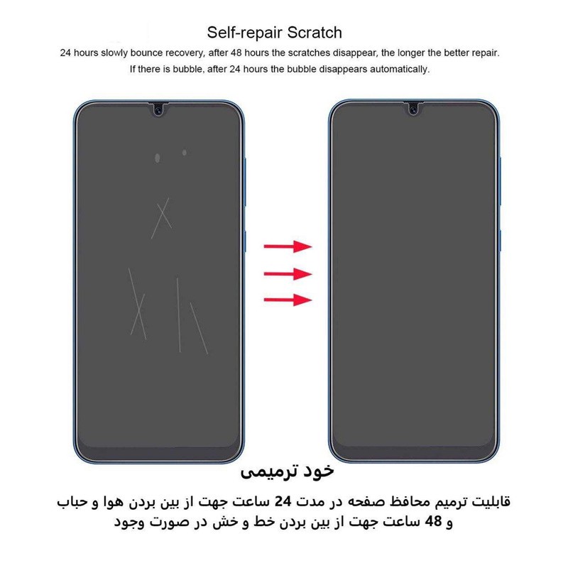 محافظ صفحه نمایش و پشت گوشی مات بوف مدل HgM15 مناسب برای گوشی موبایل اپل iphone 12 Mini