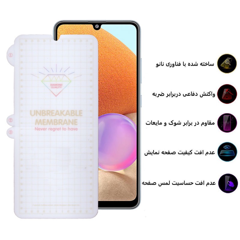 محافظ صفحه نمایش بوف مدل Hydrogel مناسب برای گوشی موبایل سامسونگ Galaxy a32 4G A50 A30 M20