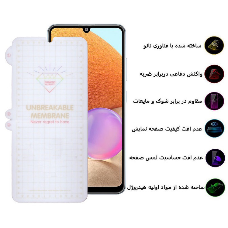 محافظ صفحه نمایش بوف مدل Hydrogel مناسب برای گوشی موبایل سامسونگ Galaxy a32 4G A50 A30 M20