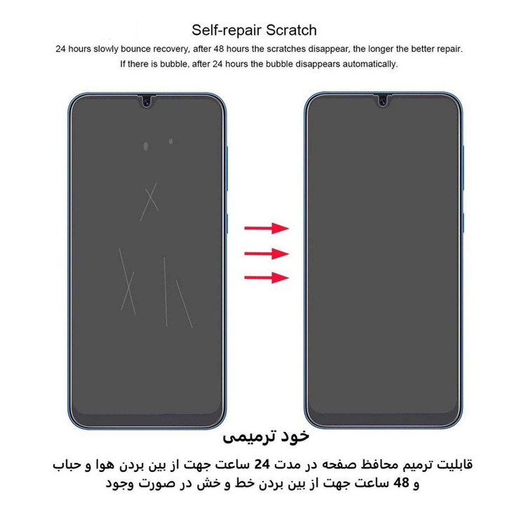 محافظ صفحه نمایش بوف مدل Hydrogel مناسب برای گوشی موبایل سامسونگ Galaxy a32 4G A50 A30 M20