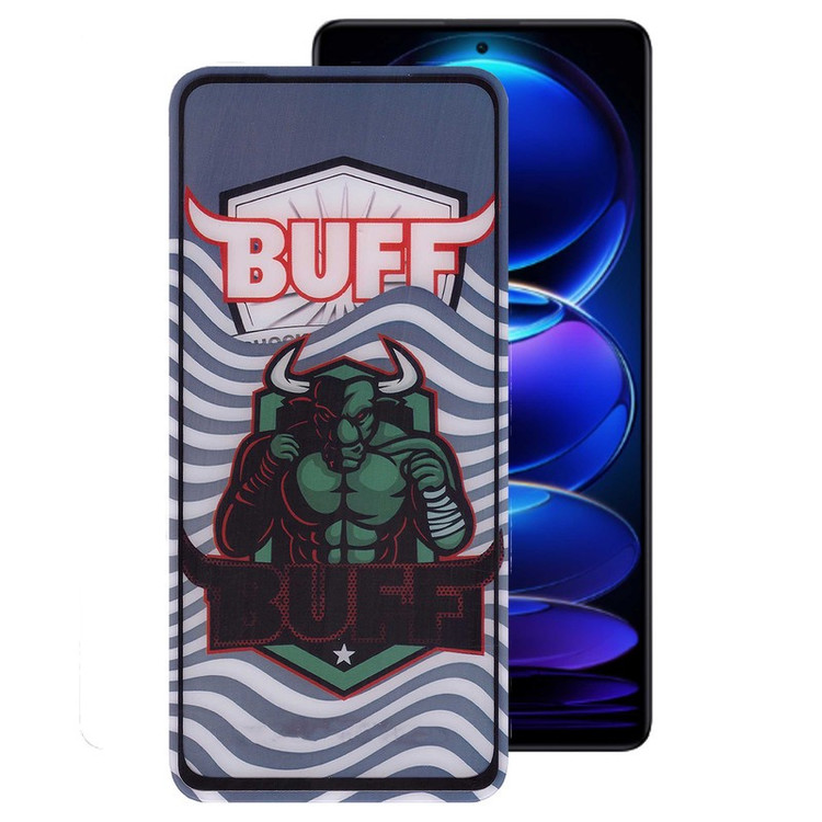 محافظ صفحه نمایش 5D بوف مدل Super Power مناسب برای گوشی موبایل شیائومی Redmi Note 12 Pro Note 12 Pro Plus Poco X5 Pro