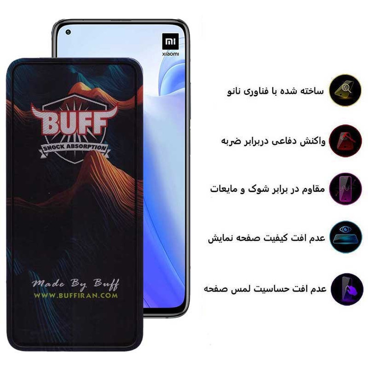 محافظ صفحه نمایش بوف مدل Mountain مناسب برای گوشی موبایل شیائومی Mi 10T Pro 5G Mi 10T 5G K30 Poco F2 Pro Poco X2