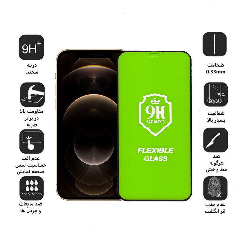 محافظ صفحه نمایش بوف مدل Nfx مناسب برای گوشی موبایل اپلIphone 12 Pro Max