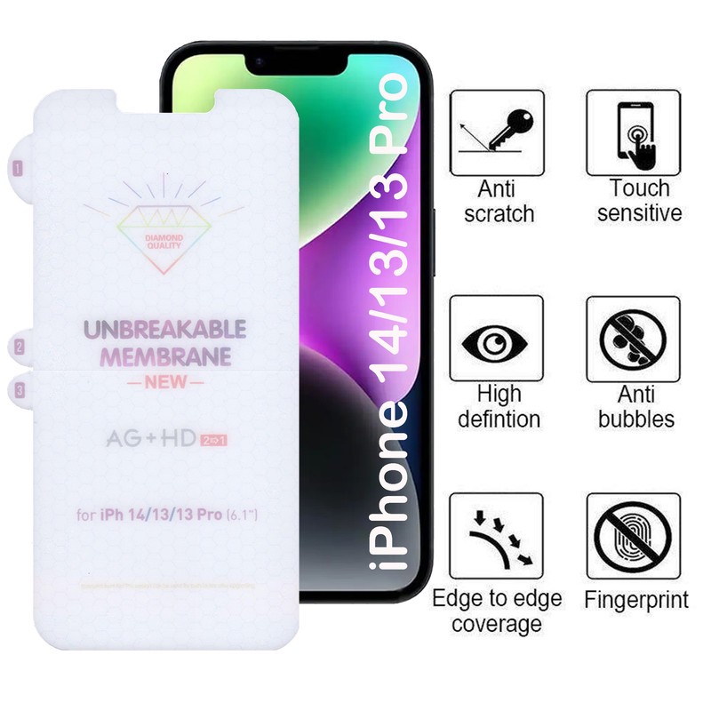 محافظ صفحه نمایش بوف مدل Hydrogel-Double-G مناسب برای گوشی موبایل اپل iPhone 14 13 13 Pro