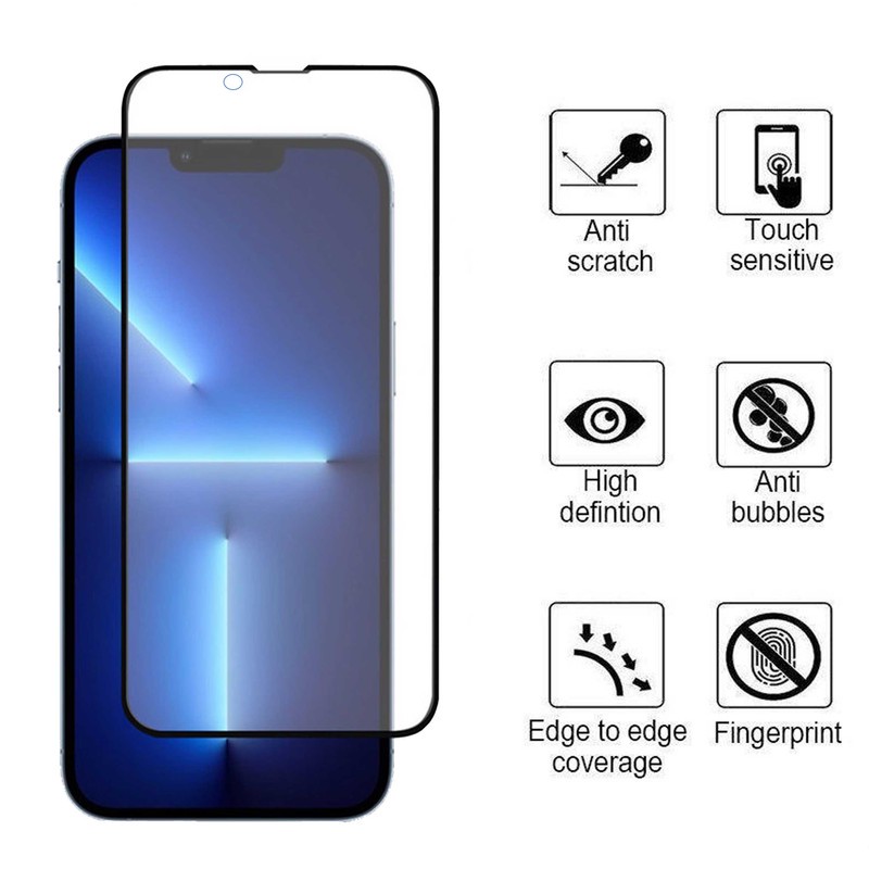 محافظ صفحه نمایش 5D مات بوف مدل 5D-Matte-G مناسب برای گوشی موبایل اپل iPhone 13 Pro Max 14 Plus