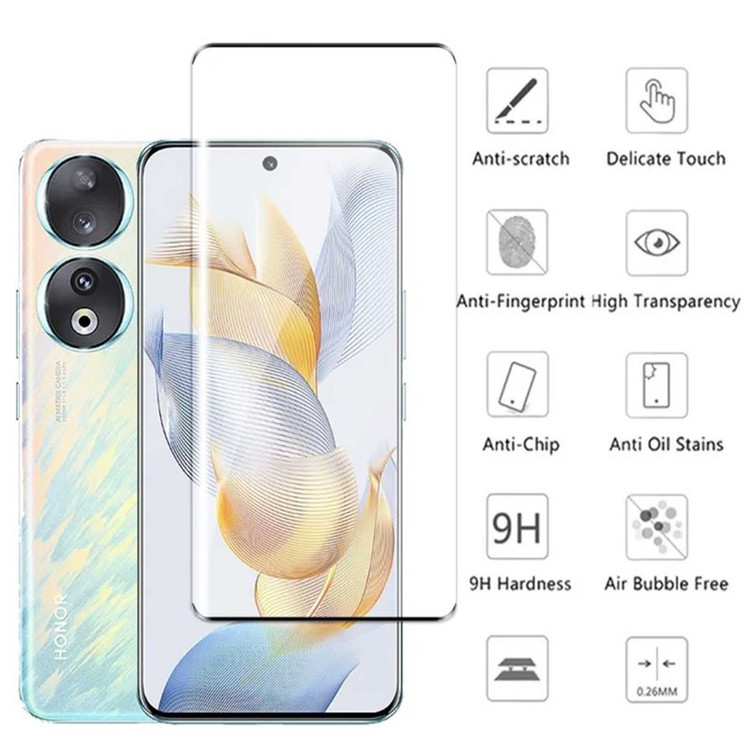 محافظ صفحه نمایش بوف مدل FullGlue-Max مناسب برای گوشی موبایل آنر 90 90 Pro