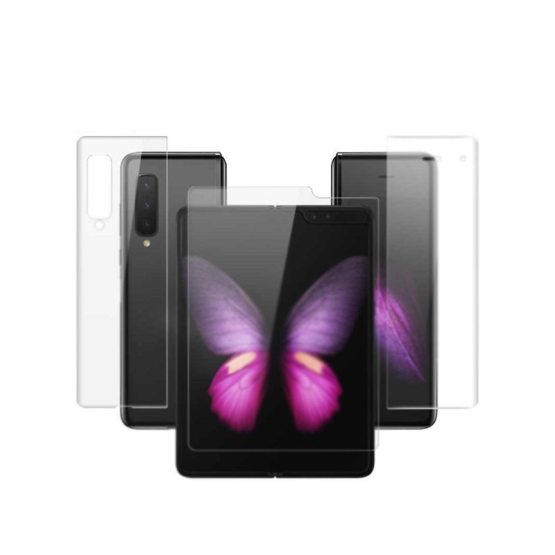 محافظ صفحه نمایش بوف مدل Hg01 مناسب برای گوشی موبایل سامسونگ Galaxy Zfold1 به همراه محافظ پشت گوشی