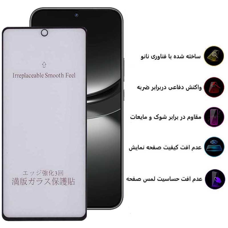 محافظ صفحه نمایش مات بوف مدل 5D-Matte مناسب برای گوشی موبایل هوآوی Nova 12 Nova 12 Lite Nova 11 SE Nova 10 SE