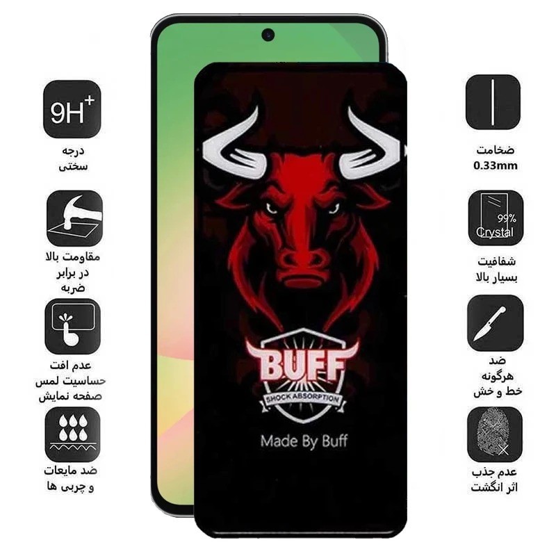 محافظ صفحه نمایش سرامیکی بوف مدل Ceramic Pro مناسب برای گوشی موبایل شیائومی F7 Ultra F7 Pro Redmi Note 14s