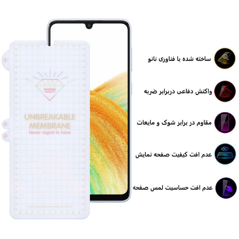 محافظ صفحه نمایش بوف مدل Hydrogel مناسب برای گوشی موبایل سامسونگ Galaxy A33 5G A50 A30
