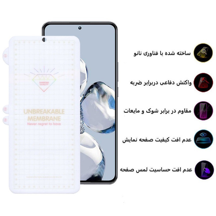 محافظ صفحه نمایش بوف مدل Hydrogel مناسب برای گوشی موبایل شیائومی Xiaomi 12T Pro 12T Mi 11T Pro Mi 11T