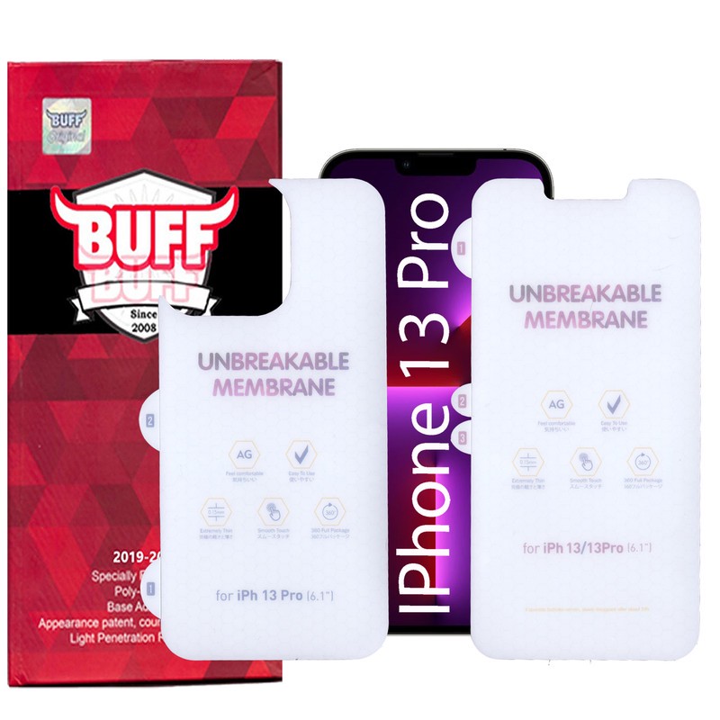 محافظ صفحه نمایش مات بوف مدل Hydrogel-matte مناسب برای گوشی موبایل اپل iphone 13 Pro به همراه محافظ پشت گوشی