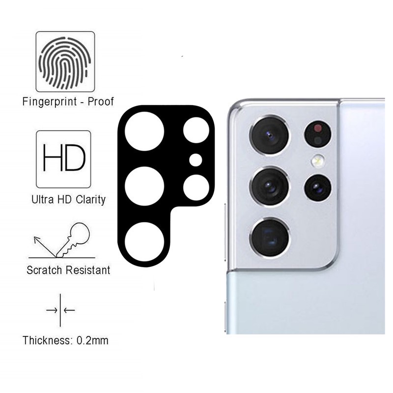 محافظ لنز دوربین بوف مدل 3DPro مناسب برای گوشی موبایل سامسونگ Galaxy S22 Ultra