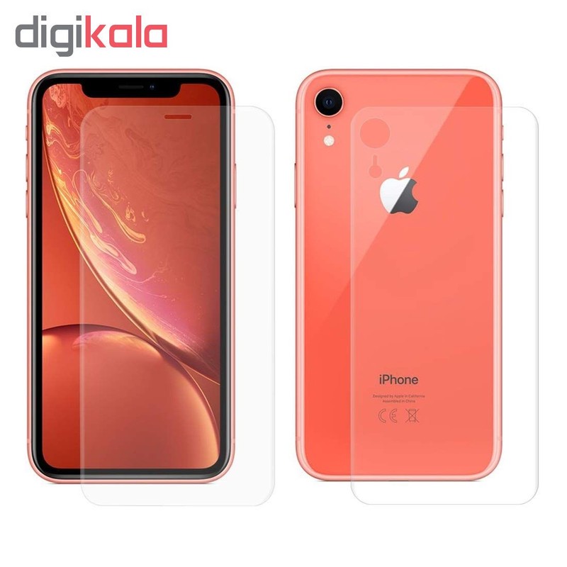 محافظ صفحه نمایش و پشت گوشی بوف مدل Hg01 مناسب برای گوشی موبایل اپل Iphone Xr