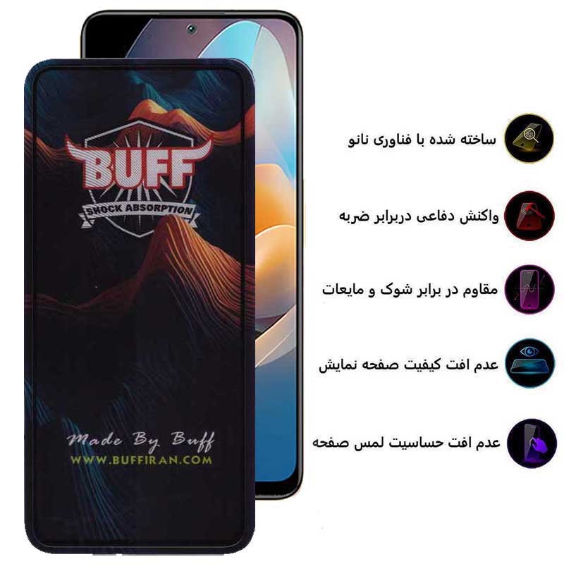 محافظ صفحه نمایش بوف مدل Mountain-G مناسب برای گوشی موبایل شیائومی Redmi Note 12 Pro Speed Note 12R Pro Note 12 Turbo