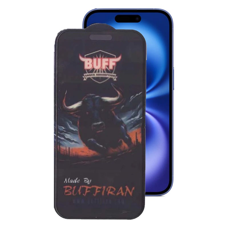 محافظ صفحه نمایش مات بوف مدل BullRun Matte Pro مناسب برای گوشی موبایل اپل iPhone 16 15