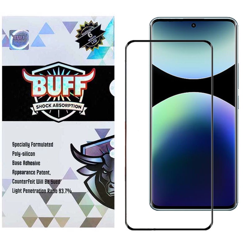 محافظ صفحه نمایش بوف مدل 5D-G مناسب برای گوشی موبایل شیائومی Redmi Note 14 Pro Plus Note 14 Pro 4G 5G Poco X7