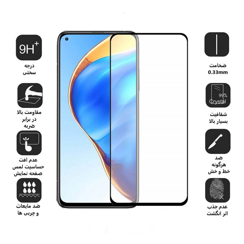 محافظ صفحه نمایش 5D بوف مدل F33 مناسب برای گوشی موبایل شیائومی Mi 10 Mi 10 Pro