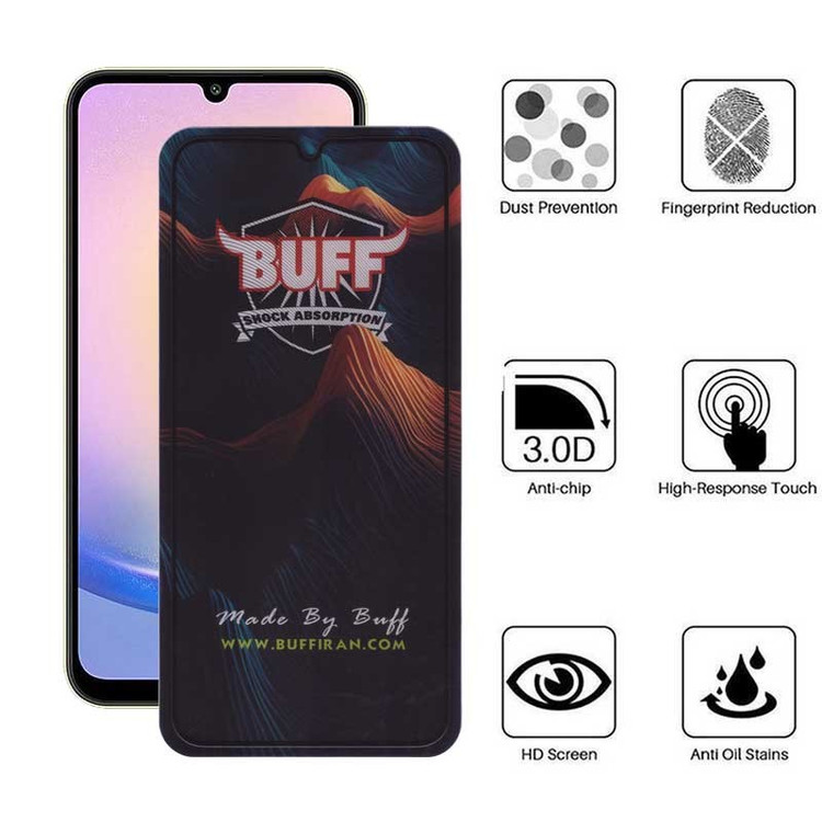 محافظ صفحه نمایش 5D بوف مدل Mountain-G مناسب برای گوشی موبایل سامسونگ Galaxy A25 A15 A24 4G F34