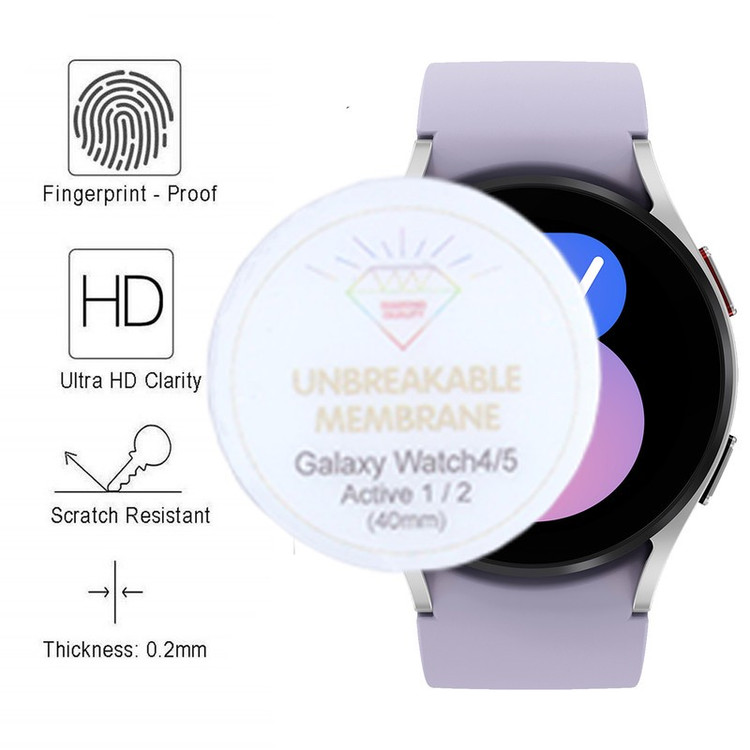 محافظ صفحه نمایش بوف مدل Hydrogel-G مناسب برای ساعت هوشمند سامسونگ Galaxy Watch 4 5 Active 2 1 40mm