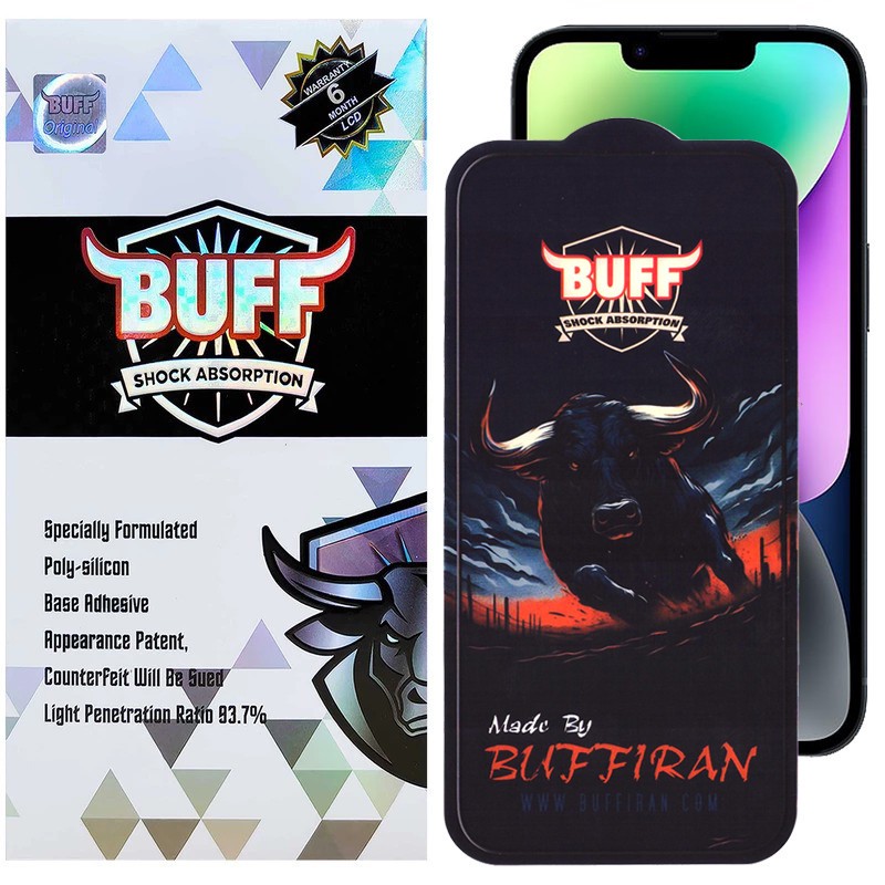 محافظ صفحه نمایش بوف مدل BullRun Crystal Pro-G مناسب برای گوشی موبایل اپل iPhone 16e 13 13 Pro 14
