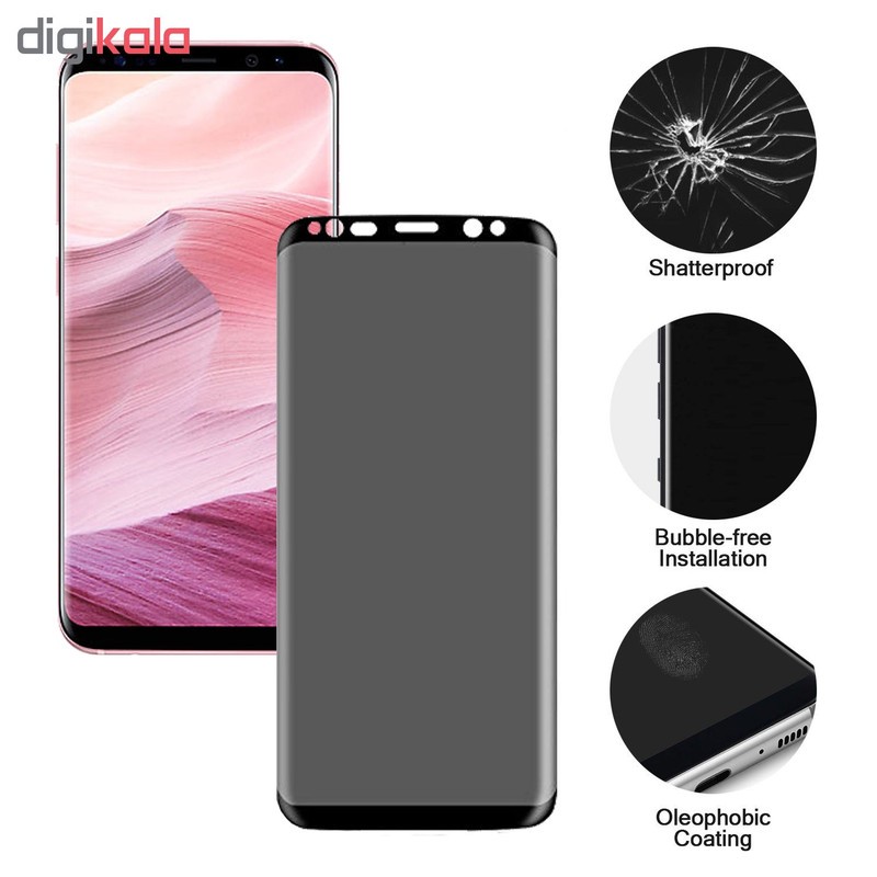 محافظ صفحه نمایش Privacy بوف مدل F33 مناسب برای گوشی موبایل سامسونگ Galaxy S8 Plus