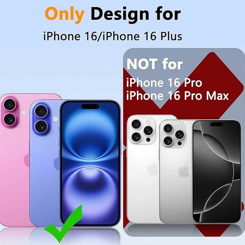 محافظ لنز دوربین فلزی بوف مدل Aluminum Metal-Guarantee مناسب برای گوشی موبایل iPhone 16 16 Plus