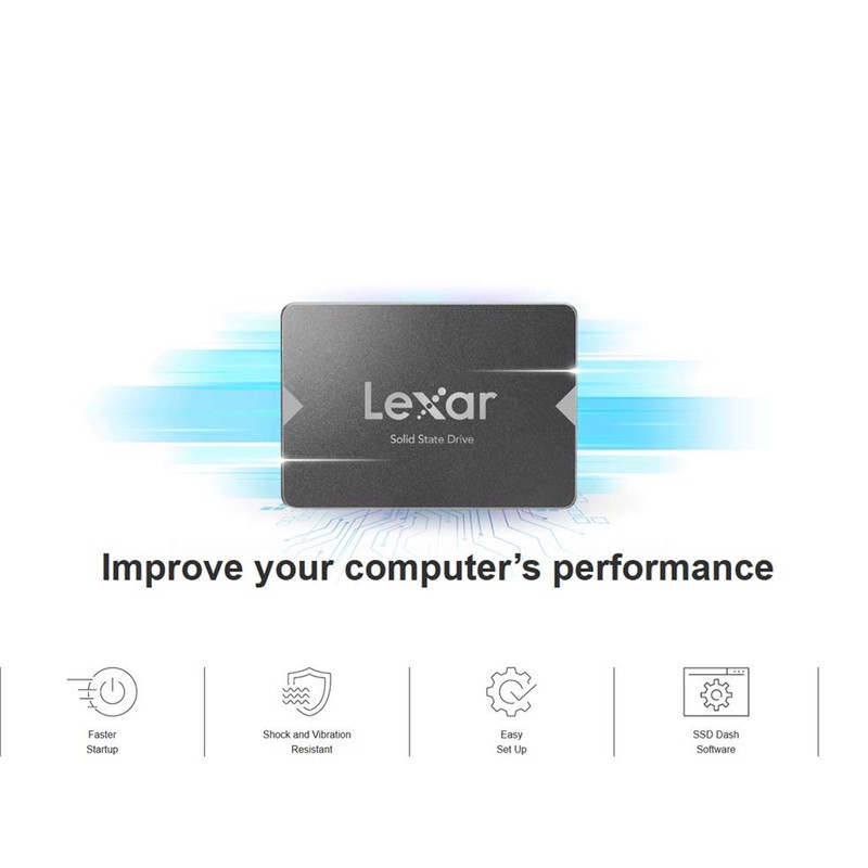 اس اس دی اینترنال SATA III لکسار مدل NS100 ظرفیت 256 گیگابایت