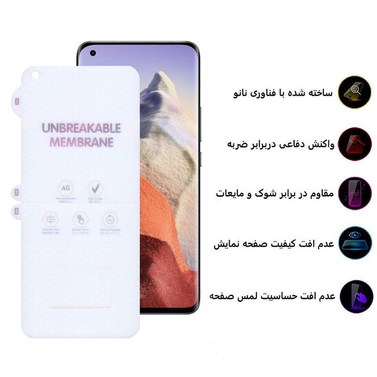 محافظ صفحه نمایش مات بوف مدل Hydrogel-Matte مناسب برای گوشی موبایل شیائومی Mi 11 Ultra Mi11 Pro Mi11