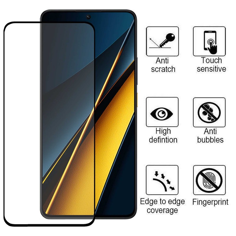 محافظ صفحه نمایش سرامیکی بوف مدل Ceramic مناسب برای گوشی موبایل شیائومی Poco X6 Pro X6 M6 Pro 4G