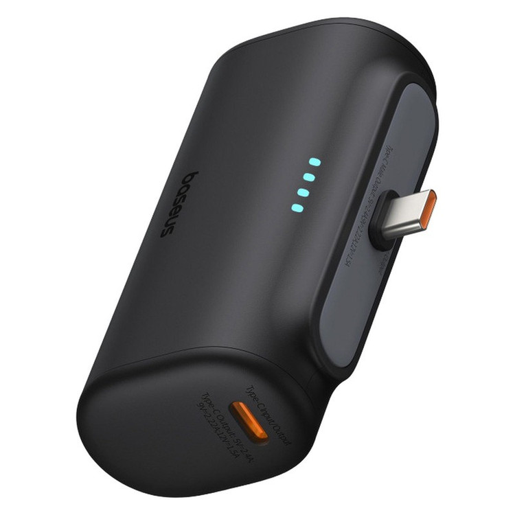 پاوربانک 20 وات باسئوس مدل Compact Fast Charging Type-C Edition ظرفیت 5000 میلی آمپر ساعت