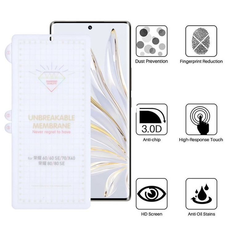 محافظ صفحه نمایش بوف مدل Hydrogel-G مناسب برای گوشی موبایل آنر 60 70 80 X40 80 SE 60 SE