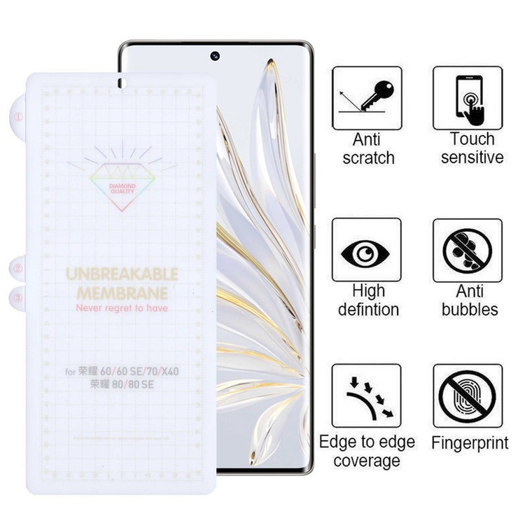 محافظ صفحه نمایش بوف مدل Hydrogel-G مناسب برای گوشی موبایل آنر 60 70 80 X40 80 SE 60 SE