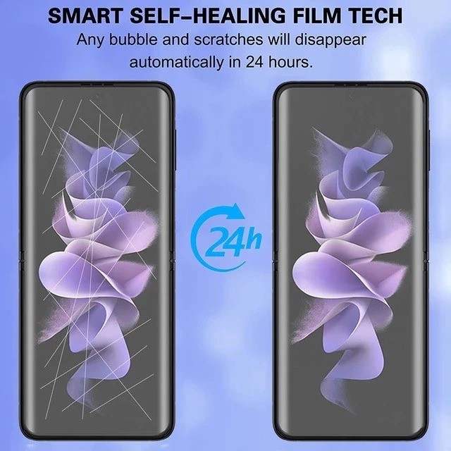 محافظ صفحه نمایش مات بوف مدل Hydrogel-Matte مناسب برای گوشی موبایل سامسونگ Galaxy Z Flip 6 به همراه محافظ پشت گوشی