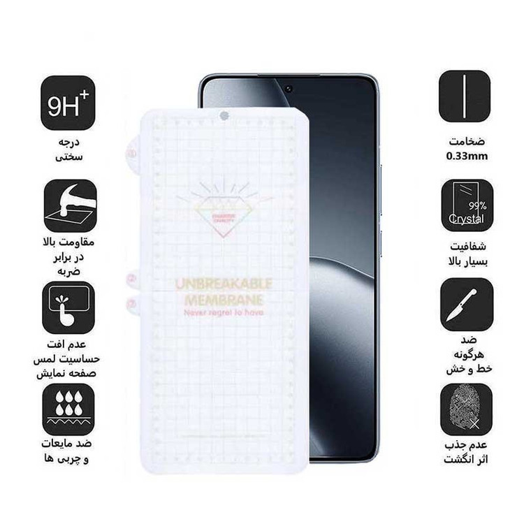 محافظ صفحه نمایش بوف مدل Hydrogel-G مناسب برای گوشی موبایل شیائومی 14T Pro 14T Redmi k70 Ultra