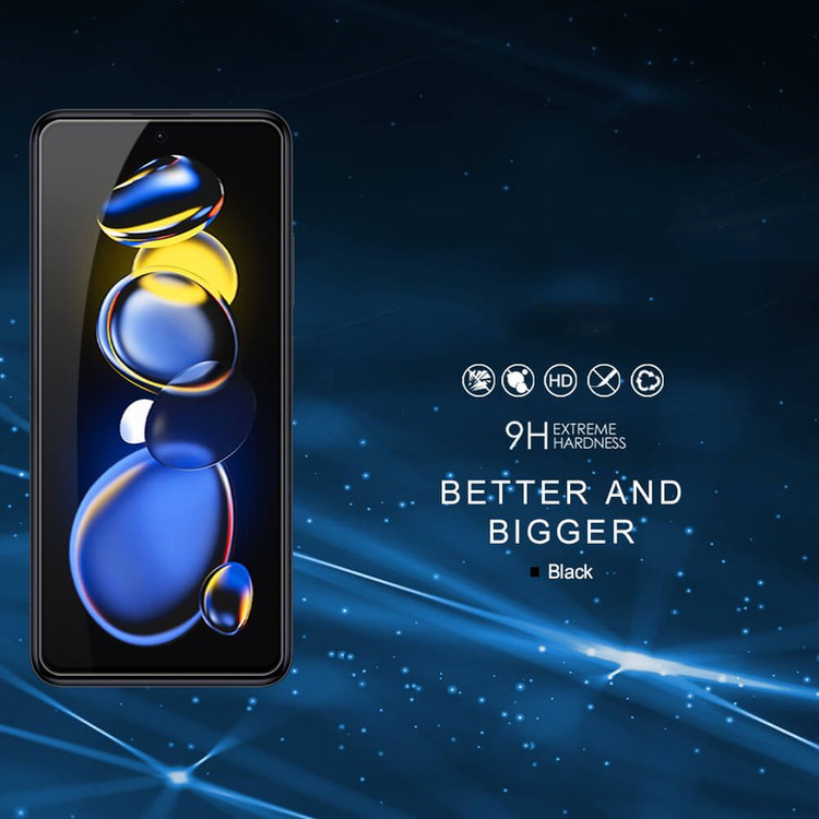 محافظ صفحه نمایش 5D بوف مدل Super Power-G مناسب برای گوشی موبایل شیائومی Redmi Note 11T Pro Note 11T Pro Plus Poco X4...